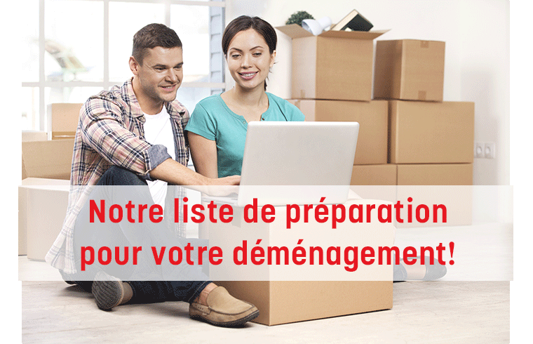 Une liste de déménagement pour ne pas rater sa préparation!